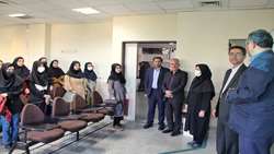 بازدید میدانی رییس دانشگاه از دانشکده ها در اولین روز حضوری شدن کلاس های دانشگاه