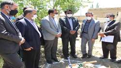 آیین کلنگ‌زنی مرکز سلامت روستایی امزاجرد