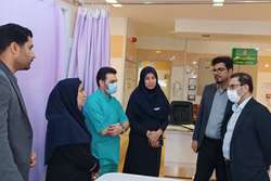 بازدید سرزده تیم اعزامی معاونت درمان دانشگاه از بیمارستان شهید سلیمانی تویسرکان