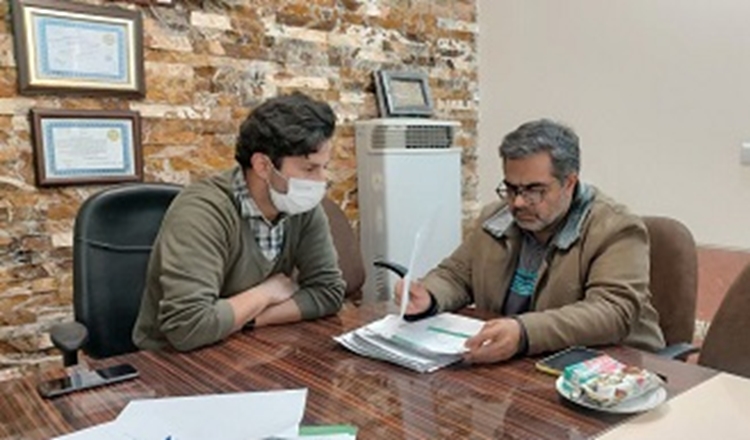 دیدار مدیر سازمانهای مردم نهاد و خیرین سلامت دانشگاه با مدیرعامل انجمن حمایت از بیماران کلیوی استان همدان