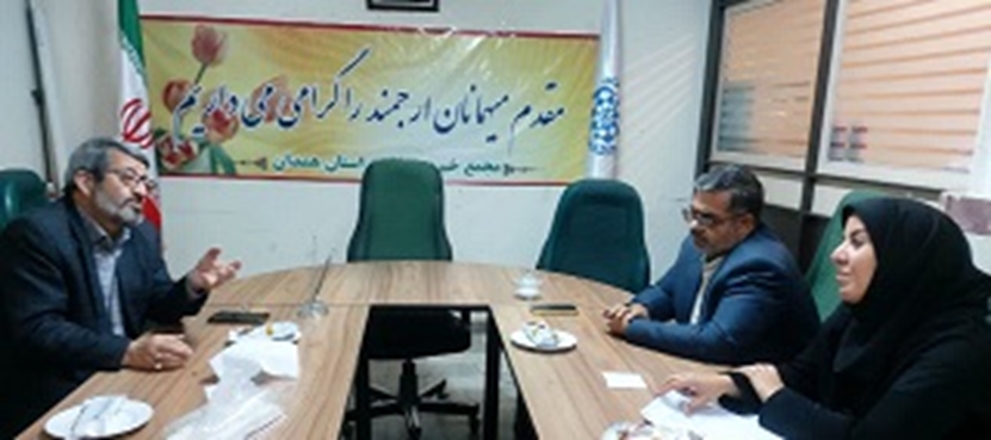 دیدار مدیر سازمان‌های مردم نهاد و خیرین سلامت از نمایندگی موسسه خیریه محکم 
