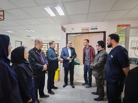 بازدید سرزده مسئولان استانی از بیمارستان ولیعصر (عج) تویسرکان با هدف ارزیابی روند خدمت‌رسانی