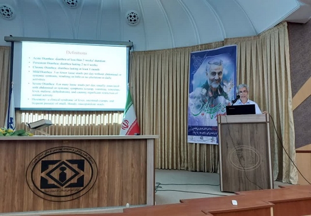 برگزاری کنفرانس علمی " اسهال حاد عفونی با تاکید بر التور"