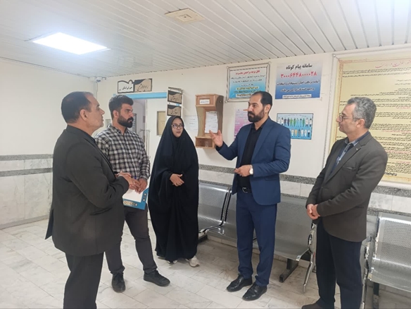 بازدید تیم فواد شهرستان کبودراهنگ از بیمارستان امام رضا (ع) 