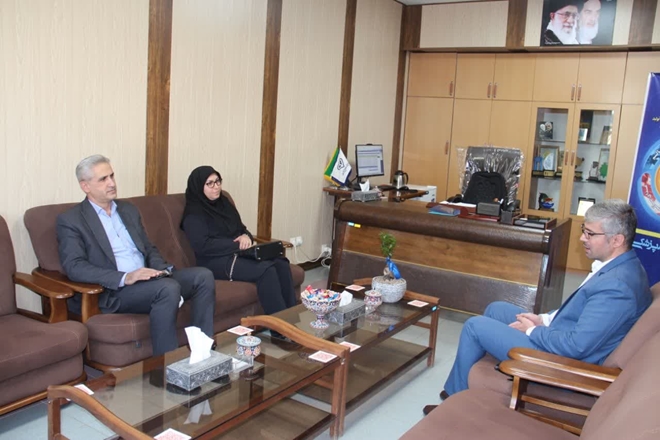 دیدار معاون بهداشتی دانشگاه با مدیرکل دامپزشکی استان همدان