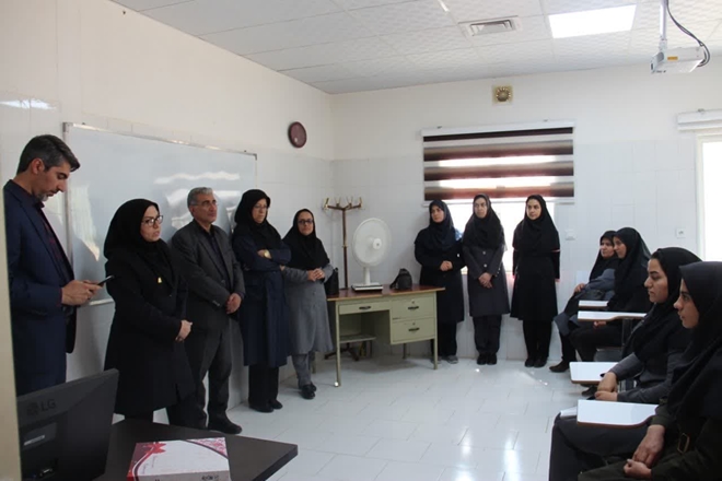 بازدید معاون بهداشتی دانشگاه از مرکز آموزش بهورزی تویسرکان 