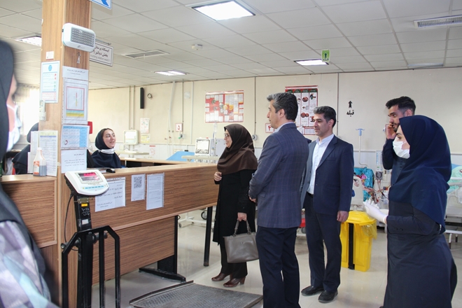 بازدید معاون بهداشتی دانشگاه از بیمارستان شهید بهشتی/تقدیر مسافران نوروزی از پرسنل خدوم بیمارستان بهشتی 