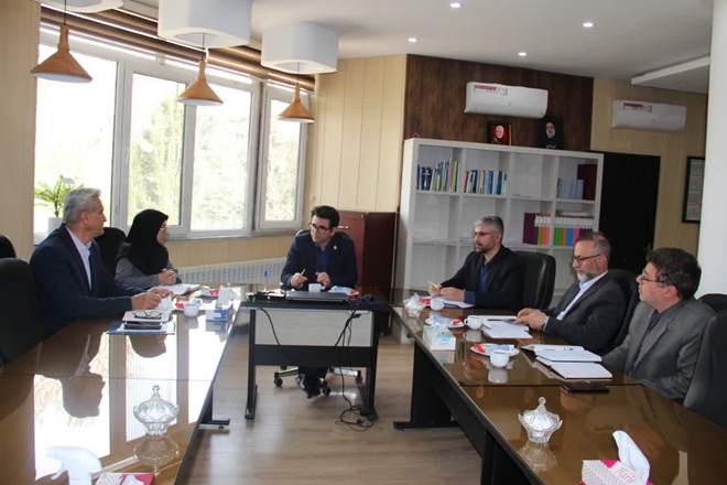 برگزاری جلسه مشترک مدیرکل دامپزشکی استان با معاون بهداشتی دانشگاه 