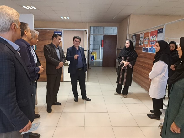 ارزیابی میدانی اجرای نظام ارجاع الکترونیک و بازدید از روند ساخت مرکز سمیعی یک توسط معاون بهداشتی دانشگاه