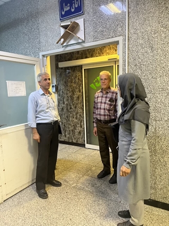 بازدید رییس دانشکده پیراپزشکی از مرکز آموزشی درمانی فاطمیه