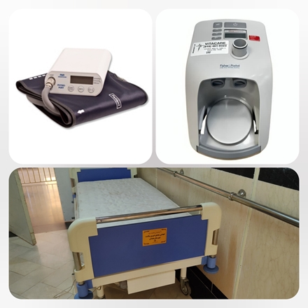اهدای تجهیزات پزشکی جدید به بیمارستان امام حسن مجتبی علیه السلام فامنین توسط خیرین 