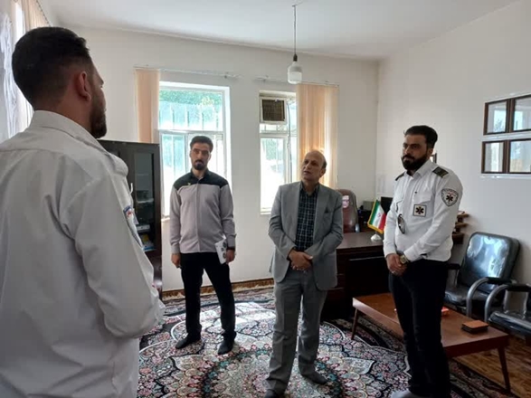 بازدید میدانی مدیر شبکه بهداشت و درمان تویسرکان از پایگاه های اورژانس۱۱۵