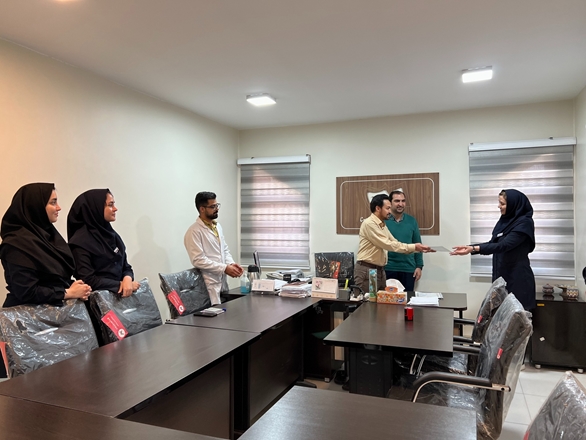 تکریم و معارفه مدیر خدمات پرستاری بیمارستان دندانپزشکی پورسینا