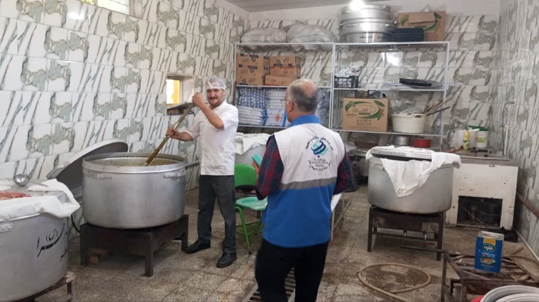 بازدید تیم بهداشت محیط از موکب‌های شهرستان ملایر