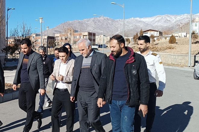بازدید میدانی از بیمارستان سردار شهید حاج قاسم سلیمانی شهرستان تویسرکان