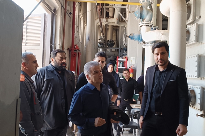 بازدید مدیر امور پشتیبانی و رفاهی دانشگاه از بیمارستان سردار شهید حاج قاسم سلیمانی