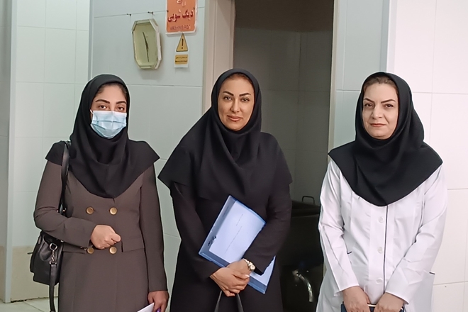 بازرسی و پایش واحد تغذیه بیمارستان سردار شهید حاج قاسم سلیمانی