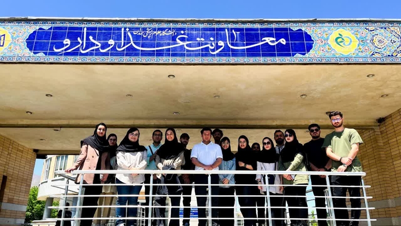 بازدید دانشجویان از معاونت غذا و داروی دانشگاه علوم پزشکی همدان  