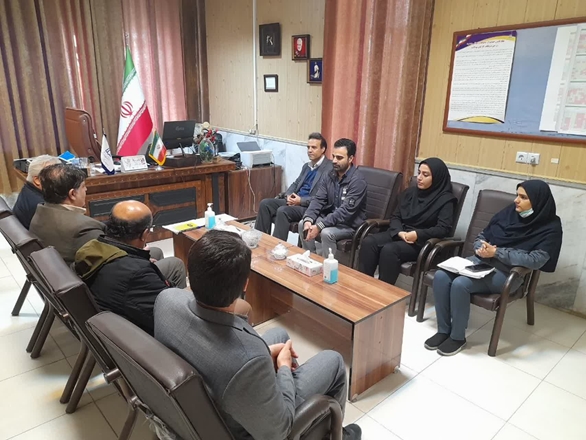 کارشناسان وزارت بهداشت در شبکه بهداشت فامنین 