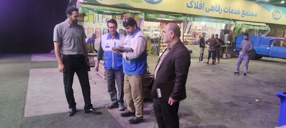 بازدید مشترک شبانه از مجتمع‌های خدماتی رفاهی بین راهی اتوبان همدان – ساوه و آزادراه کربلا