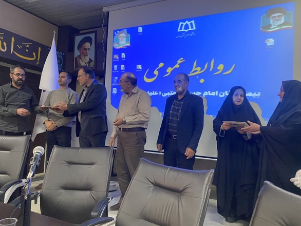 تقدیر از بهورزان فداکار خانه بهداشت قزل‌آباد به مناسبت هفته ملی کودک