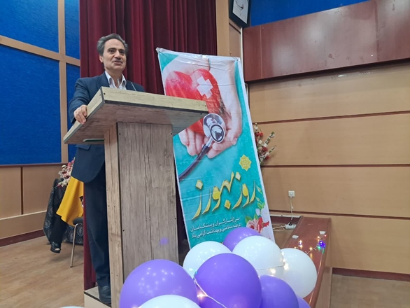 برگزاری مراسم بزرگداشت روز بهورز در شبکه بهداشت و درمان فامنین