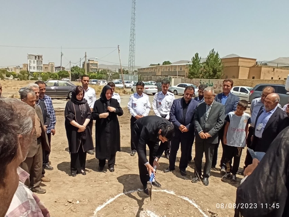 شروع عملیات احداث پروژه پایگاه خیّرساز شماره ۵ اورژانس شهرستان ملایر