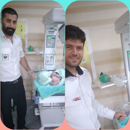 مأموریت زایمان موفق، روایت تعهد و تخصص کارشناسان اورژانس وردآورد تویسرکان