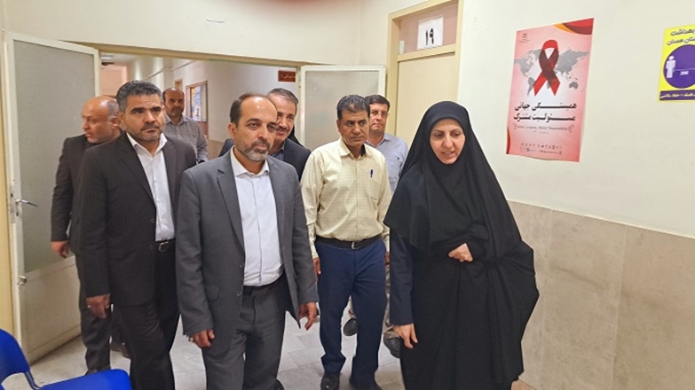 بازدید فرماندار همدان از مرکز خدمات جامع سلامت شهداء