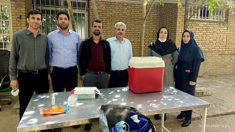 واکسیناسیون معلولین و سالمندان آسایشگاههای همدان علیه بیماری آنفلوآنزا