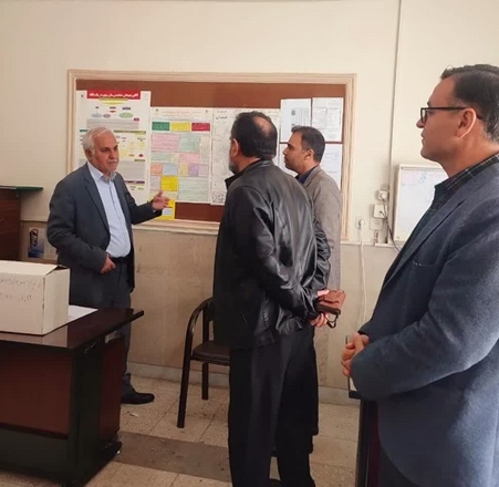 ارزیابی میدانی رئیس دانشگاه علوم پزشکی از وضعیت زیرساخت‌ها و شاخص های بهداشتی مرکز بهداشت همدان