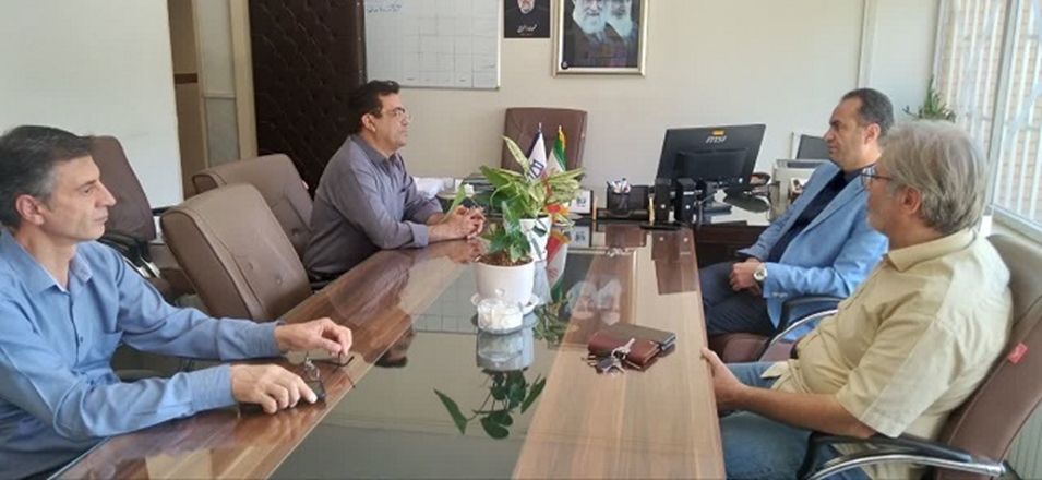 پیگیری احداث همراه‌سرای بیمارستان کودکان اکباتان محور دیدار مدیر مشارکت‌های مردمی دانشگاه و رئیس مرکز بهداشت همدان