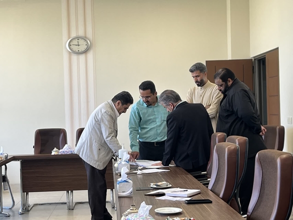 نشست مشترک معاون توسعه دانشگاه با مدیرعامل شرکت صنایع غذایی سحر 