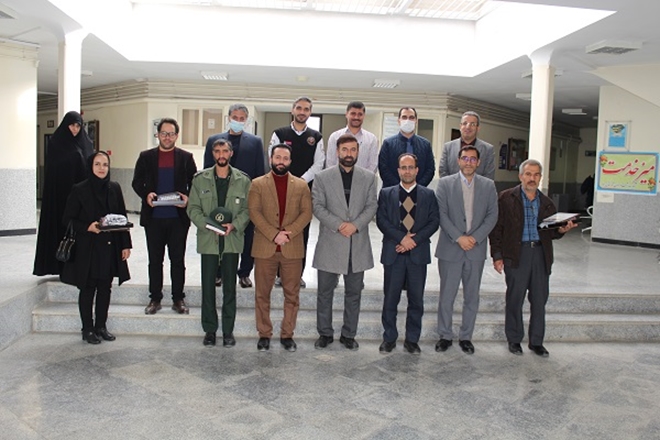  تجلیل از ایثارگران شبکه بهداشت و درمان شهرستان بهار