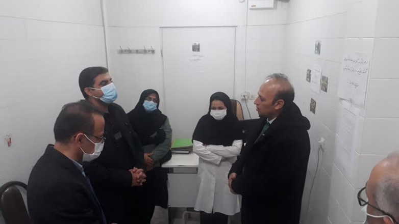 بازدید مدیر شبکه بهداشت و درمان تویسرکان از واحدMMT تحت نظر کلینیک ربیعی شهرستان