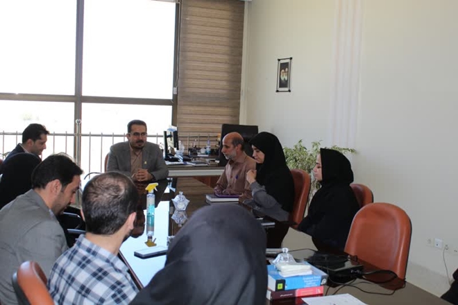 نشست معاون توسعه دانشگاه با همکاران مدیریت آمار و فناوری اطلاعات 