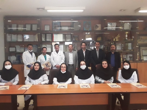بزرگداشت روز آزمایشگاه در مجتمع آموزشی درمانی بعثت