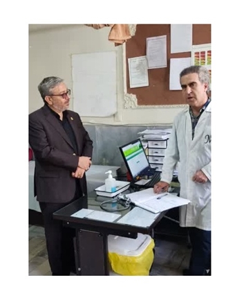 بازدید مدیرحراست دانشگاه از مرکز خدمات جامع سلامت شهری و روستایی سرکان 