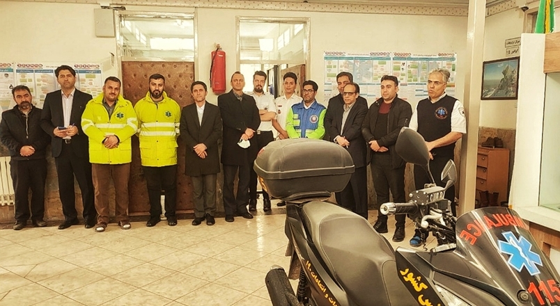 بازدید سرزده رییس دانشگاه از اورژانس پیش بیمارستانی و مدیریت حوادث ۱۱۵ پاستور در شرایط برف و سرما