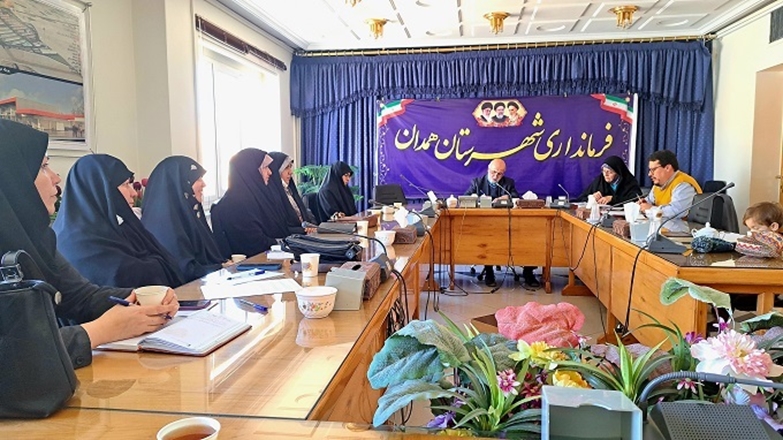 تشکیل جلسه شورای اندیشه ورزی جوانی جمعیت در فرمانداری همدان
