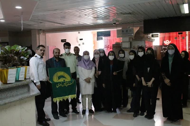 جشن "یک روز با فرشته‌ها" در کنار کودکان بستری در بیمارستان بعثت