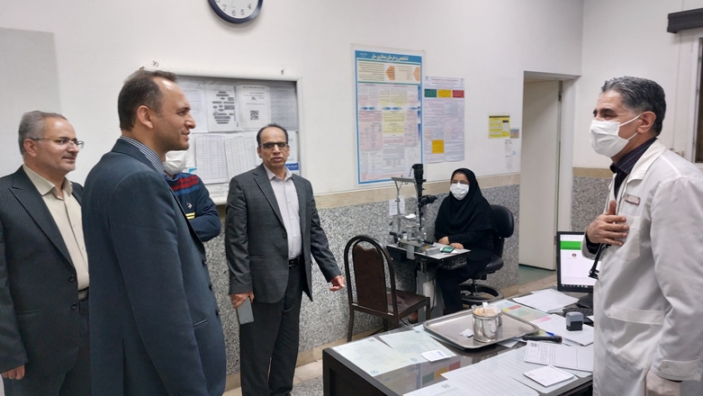 بازدید سرزده معاون و مدیران حوزه درمان از وضعیت مصدومین چهارشنبه آخر سال 
