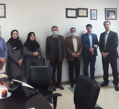 تعامل و همکاری مجتمع آموزشی درمانی بعثت با دفتر مشارکتهای مردمی 