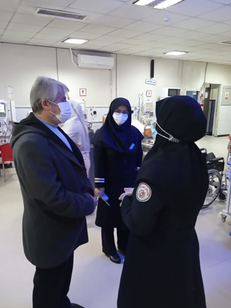 بازدید، بازرسی و بررسی مسائل مرکز آموزشی و درمانی شهید بهشتی توسط مدیر بازرسی، ارزیابی عملکرد و رسیدگی به شکایات دانشگاه