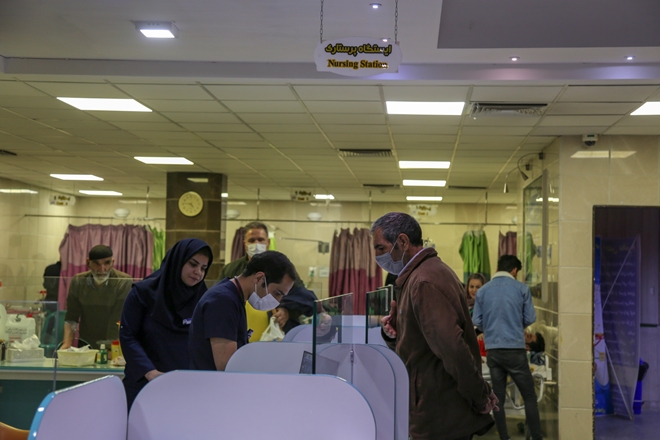 گزارش تصویری ارائه خدمات سلامت در مرکز آموزشی درمانی شهید بهشتی طی ایام نوروز 