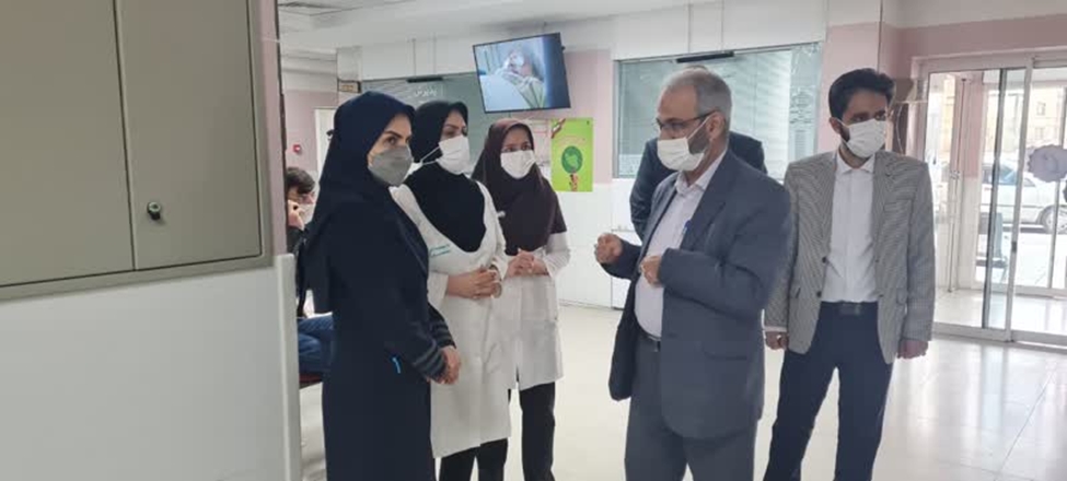 در هفتمین روز سال نو انجام شد: پایش بخش آموزشی مرکز آموزشی درمانی فاطمیه
