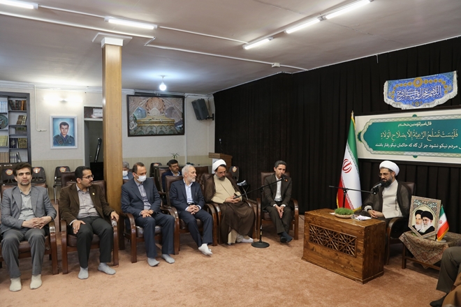 دیدار نوروزی هیئت رئیسه دانشگاه با نماینده ولی فقیه در استان و امام جمعه شهر همدان 