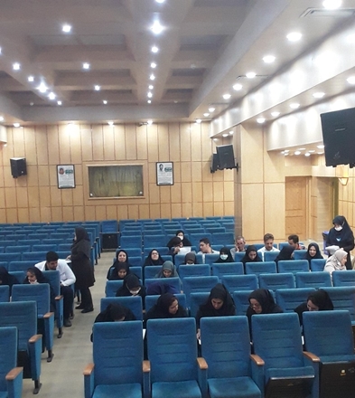 برگزاری مسابقه فرهنگی کتابخوانی در مجتمع آموزشی درمانی بعثت