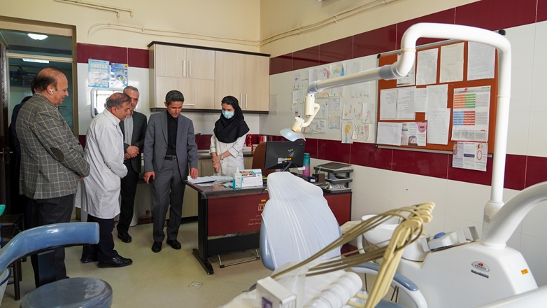 بازدید رییس دانشگاه علوم پزشکی همدان از مراکز جامع سلامت شهر همدان 