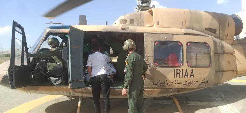  انتقال مجروح سوختگی از تویسرکان به همدان 